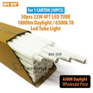 MYDIYHOMEDEPOT - 30pcs 22w 4ft LED Tube T8 1800LM Daylight / 6500k T8 Led Tube Light Wholesale Price led t8 tube light