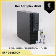 Dell Optiplex 3070 SFF Intel Core i7-9700 16GB DDR4 RAM 512GB NVMe SSD Win 11 Pro Refurbished Deskto