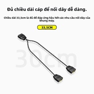 ARGB Splitter Hub 5V 3PIN 1-to-2/3/4 Khung Xe Quạt Đồng Bộ Cổng Kết Nối 30Cm Bền Đẹp Cho Vỏ Máy Tính