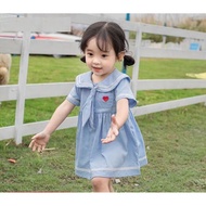 short sleeve sailor dress for girls 1-6 years old