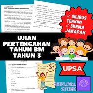 [SS255] PDF SOFTCOPY Ujian Pertengahan Tahun Bahasa Melayu Tahun 3 BM SK DLP UPSA