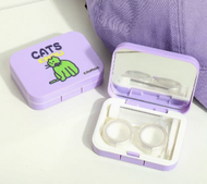 全城熱賣 - 隱形眼鏡盒美瞳盒子(規格:紫色貓咪)