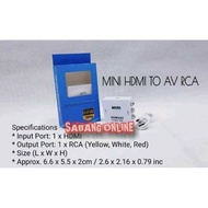 HDMI TO AV CONVERTER HDMI TO AV RCA/