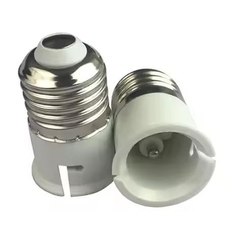 New E27 to B22 LED Light Bulb Screw Lamp Holder Base Socket Adapter Converter E27 Bulb Socket into B
