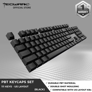 Tecware PBT Keycap Set Backlit Shine through Keycap sets (111 keys) [6 Color Options]