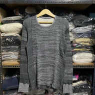 V::Room NYC Waffle Rib L/S Knit Grey Size 3 72x53 MIJ