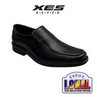 XES Elite EMCXH204 Men Classic Formal Loafers Shoes Slip On ( Black )