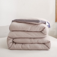 Lightweight Feathers Down Comforter Cooling Feathers Duvet for Warm Weather Organic Cotton Fill Down