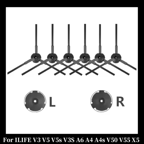 For ILIFE Replacement Side Brush For ILIFE V3 V5 V5s V3S A6 A4 A4s V50 V55 X5 Accessories Vacuum Cle