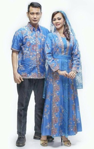 BATIK SARIMBIT GAMIS,BATIK COUPLE MODERN KD KOMBINASI BROKAT