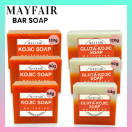 Kojic Soap Original Whitening for Men Women by Mayfair Bar Soap 54g 90g 120g 2in1 Kojic Gluta Anti-A