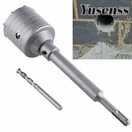 YUSENSS Wall Hole Saw, Fast Drilling 30-68mm Concrete Hole Saw, Durable with Round Shaft Hammer Dril