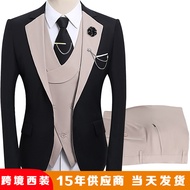 Men men suit men suit Men's suit suit 3-Piece suit High-End Groom Wedding suit Men's suit Jacket