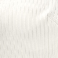 มูจิ เสื้อสายเดี่ยวบราในตัว - MUJI Cotton Rib Crop Bra Camisole รุ่น FCA46A5A