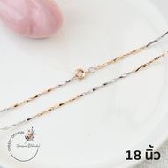 konloveshop พร้อมส่ง!! สร้อยคออิตาลี18K สร้อยคอสีทอง18K สร้อยคอเกาหลี สร้อยคอ XUPING สีโรสโก์ ไม่ลอก