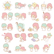 Set Of 40 cute Little Twin Stars Stickers TooYoo BK30087
