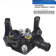 XM-ฟอร์ดเฟียสตาโฟกัส2011-17 1.6L 1.4L ทางออกน้ำตัวระบายความร้อนด้วยน้ำหล่อเย็นเครื่องยนต์ + เซ็นเซอร