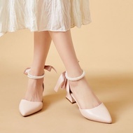 LTC57 women's shoes with 7cm high heel, graceful and feminine, flattering and easy to coordinate in 