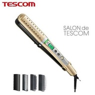 TESCOM TTH2610-N Gold SALON de TESCOM 負離子多功能燙髮器