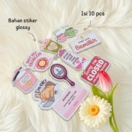 10pcs Sticker Quotes/ Funny words stickers motivational stickers