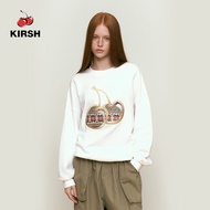 [KIRSH] เสื้อกันหนาว APPLIQUE เชอร์รี่ขนาดใหญ่ | 24AW