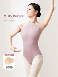 aiwuge | Stitch Collar Womens Dance Costume Chinese Dance Costume Ballet Practice Costume