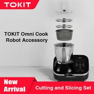 TOKT Omni Cook C2 Chef Robot Accessory Cutting and Slicing Set Multi-Cooker Slicing & Shredding Kit 