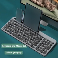 Jomaa Bluetooth +2.4G Wireless Keyboard with Card Slot for Computer Laptop 99 keys Keyboard with num