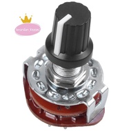 Electronic Machine 4P3T 4Pole 3 Position 2 Deck 16 Pin Rotary Switch