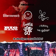 KPOP「GDRAGON」GD BIGBANG VIP MERCHANDISE FAN ART CONCERT DESIGN CAR DECAL AUTOMOTIVE DIE-CUT VINYL ST