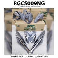 Rapido Cover Set Yamaha Lagenda 115Z Fi Chrome (5) Lemon Yellow White Grey Accessories Motor 115 z 1