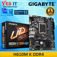 GIGABYTE H610M H / H610M K DDR4 DDR5  LGA1700 MOTHERBOARD + INTEL 12th / 14th Gen PROCESSOR