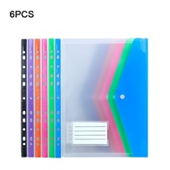 TONYOOG PP A4 File Folders D-Shaped Binder Waterproof Binder Folders 4 Hole Display Book Office
