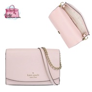 (STOCK CHECK REQUIRED)KATE SPADE CARSON CONVERTIBLE CROSSBODY IN LIGHT ROSE (WKR00119)