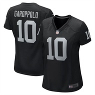 2023High quality new style NFL Las Vegas Raiders Game Uniform Women's Garoppolo No. 10 Football Jersey