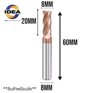 เอ็นมิลคาร์ไบด์ ฟันหยาบ กัดหยาบ - CARBIDE Roughing End Mill