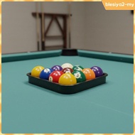 [BlesiyaedMY] Drop-Resistant 9-Ball Rack Standard Size Geometric Pool Rack Billiard Ball Racking Fra
