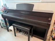 Yamaha Digital Piano (CLP735) with Bench and foot rest