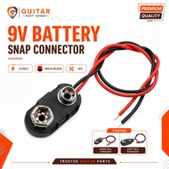 9V Snap Connector ClipBATTERY | 9 Battery Connector VOLT with Cable for Guitar Effects & DIY Electro