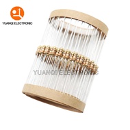 100pcs 1/4W Carbon Film Resistor 5% 0R-22M 10R 100R 240R 430R 1K 3.3K 4.7K 10K 24K 47K 100K 430K 1M 