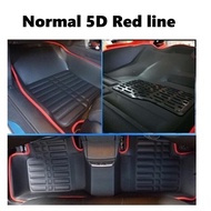 Car Perodua LAXEY Carpet Floor Mat Carpet 5D Pu Leather Axia Myvi Aruz Alza Bezza Viva Ativa Kelisa 