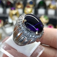Men's Amethyst Ring BANGKOK SILVERRing 926 SILVER Does Not Fade