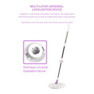 MyJae Multi Fit Spin Mop with Mop Head Microfiber Mop Cloth Mop Lantai Moden Stainless Steel 360 Rod