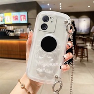 Phone Case Xiaomi 13T Xiaomi 13T Pro 5G Hot Selling Transparent Astronaut Invisible Phone Case Xiaomi 13T Pro 5G Lens Protection Soft Case with Crossbody Strap