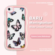 （Lokal Ready)Hontinga Kartun imut Butterfly Case Casing hp Vivo Y71 Y71i 1801 1724 Casing Terbaru Si