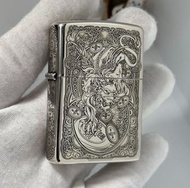 zippo 貔貅招財進寶（有內膽 + 原裝盒）