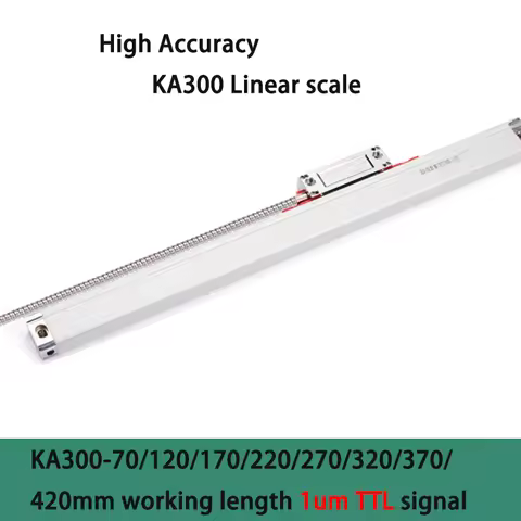 New Sino KA300 Linear Encoder 70 120 170 220 270 320 370 420mm Stroke Length 1um 5V TTL Optical Rule