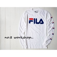 (((M) [FILA Boys' Store] LOGO Printed Long Sleeve T-Shirt] [FA002C5]