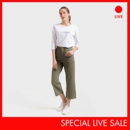 [CLEARANCE] Special Live C2 Zionia Green Culottes Jeans Wanita