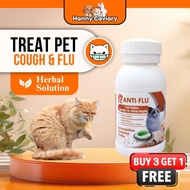Pet Supplement Medic Plus Anti-Flu 100ml Cat Dog Rabbit Cough Flu Care Penjagaan Selsema Haiwan Herb